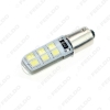 Picture of 1pc White DC12V Car T4W BA9S 12SMD 2835 Chip Silicone Case LED License Plate Bulbs Lamp Door Light