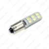 Picture of 1pc White DC12V Car T4W BA9S 12SMD 2835 Chip Silicone Case LED License Plate Bulbs Lamp Door Light