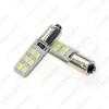 Picture of 1pc White DC12V Car T4W BA9S 12SMD 2835 Chip Silicone Case LED License Plate Bulbs Lamp Door Light