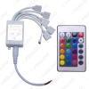 Picture of DC12V-24V 12A 24Key RGB Controller 4Pin 5 Outputs IR remote Controller for LED Strip Light Colorful Change