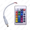 Picture of DC12V-24V 12A 24Key RGB Controller 4Pin 5 Outputs IR remote Controller for LED Strip Light Colorful Change