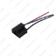 Picture of Car H4 Female Headlight Cable Connector Plug Lamp Bulb Socket Black