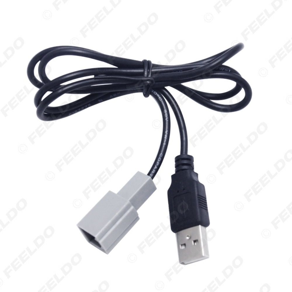 Picture of Car Audio Radio Input Parts Female USB Cable Adapter For LEXUS Toyota Camry Reiz RAV4 Mazda CX5 Plug