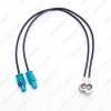Picture of OEM 2Female To 2Male FAKRA II Radio Antenna Adapter For VW Jetta/Golf MK5/MK6/Passat B6/B7/Tiguan RNS510(MFD3)/RCD510/310