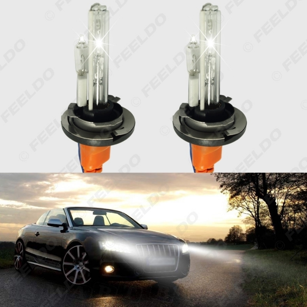 Picture of 1Pair Car 12V 35W H15 Xenon HID Bulbs With Halogen Lamp Replacement HID Headlights Bulbs 6000K