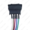 Picture of 5Pin 20A 24V/12V Window Switch Button With Red/Green LED Light Wire Adapter for Universal All Autos