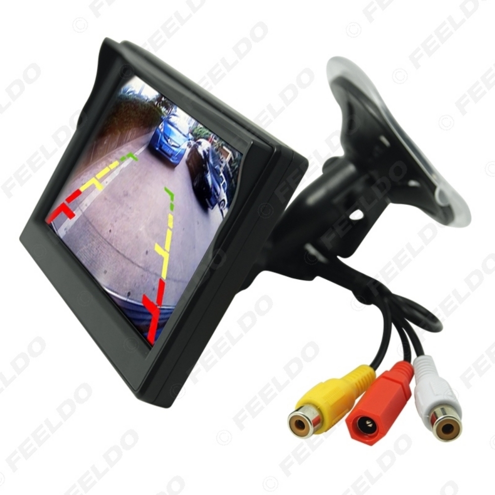Picture of 5inch Digital Display Windshield LCD Car Monitor For Reversing Backup Camera DVD VCR