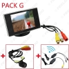 Picture of 3.5" LCD TFT Stand-alone Monitor With Rear View Parking Camera RCA Video System 2.4G Wireless & Cigarette Lighter Optional