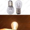 Picture of 10pcs DC12V Car BAZ15D/P21W/4W/1122 Clear Glass Lamp Brake Tail Bulb Car Indicator Halogen Lamp