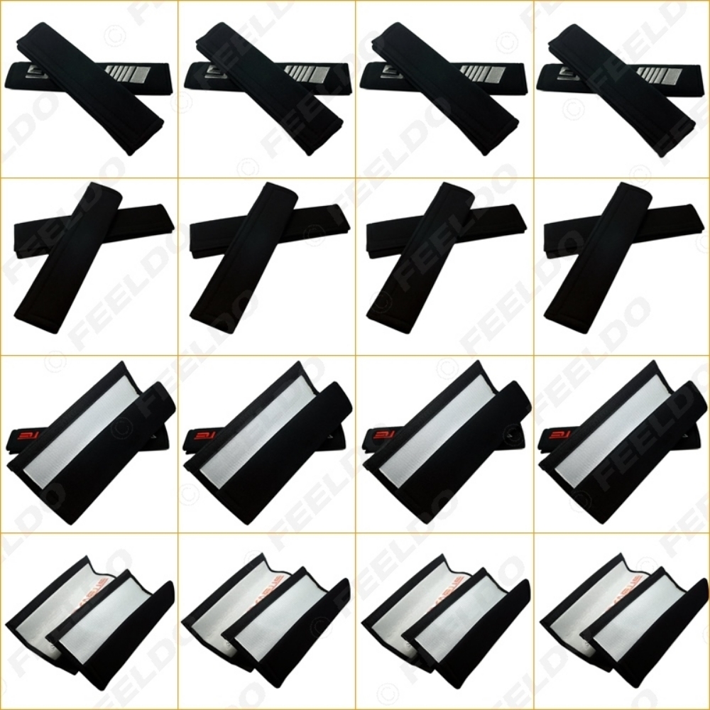 Picture of 1pair Car/Truck Embroidered Seat Belt Shoulder Cover Pads For Mixed Logo Order