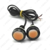 Picture of 1pc Waterproof 4W 23mm Lens Ultra-thin Car LED Eagle Eye DRL Light Tail Backup Brake Rear Lamp Light 7 Colors