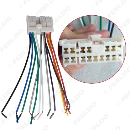 Picture of Car Audio Stereo Wiring Harness Adapter Plug For Hyundai/KIA(01~05) Factory OEM Radio CD/DVD Stereo