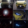 Picture of 1pc DC12V T10 194 W5W COB Ceramic Shell 1.5W Car Interior LED Light Wedge Side Light Bulb Door Light 7-Color