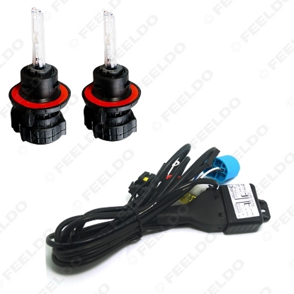 Picture of 2x Car HID Bulbs 9004/9007 Hi/Lo Bi-Xenon + Harness Xenon Replacement HID Bulbs AC Lamps