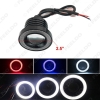 Picture of 2pcs/lot 2.5" 30W Car Projector Lens Fog Light With COB Angel Eyes Daytime Running Light DRL Headlight