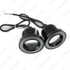 Picture of 2pcs/lot 2.5" 30W Car Projector Lens Fog Light With COB Angel Eyes Daytime Running Light DRL Headlight