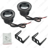 Picture of 2pcs/lot 2.5" 30W Car Projector Lens Fog Light With COB Angel Eyes Daytime Running Light DRL Headlight