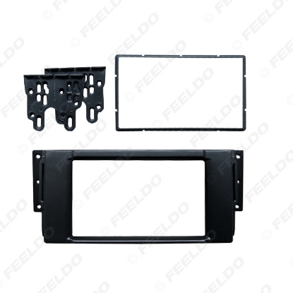 Picture of 2DIN Car CD/DVD Radio Fascia Plate Panel Frame for Land Rover Range Rover/Freelander/Discovery Panel Dashboard Trim Mount Kit