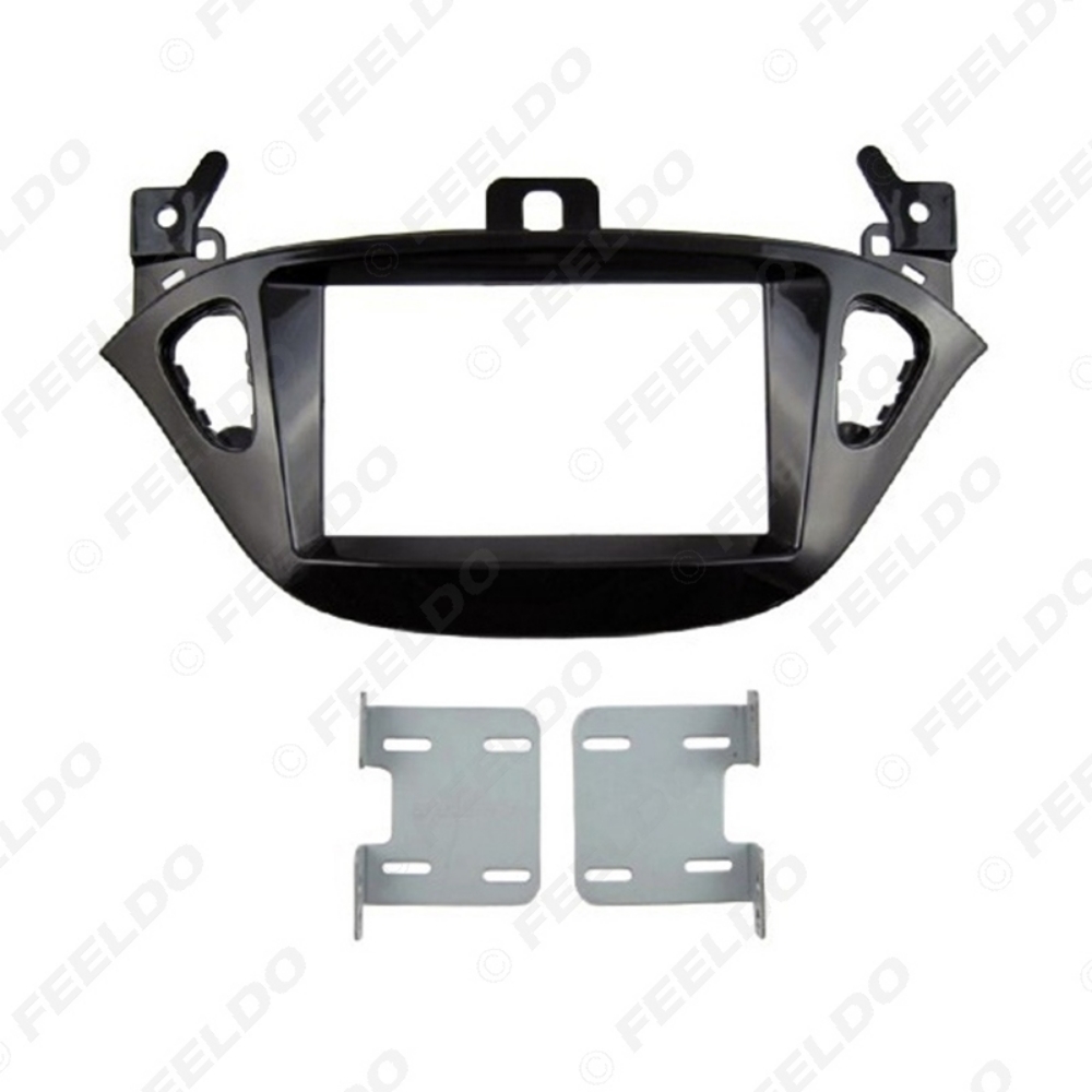 Picture of Car 2 DIN Refitting Radio Fascia Frame for Opel Adam 2013 Stereo Dash face Plate Frame Panel Mount kit Adapter