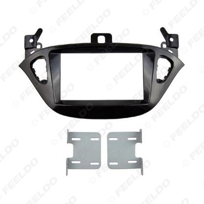 Picture of Car 2 DIN Refitting Radio Fascia Frame for Opel Adam 2013 Stereo Dash face Plate Frame Panel Mount kit Adapter
