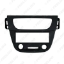 Picture of Car 1DIN Stereo Radio Fascia Plate Panel Frame For Renault Fluence 2009 Dashboard Installation Mount Kit