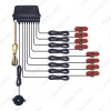 Picture of Car 8PCS Original Sensors 16.5mm Reverse Backup Radar 4-Front 4-Rear Beep Alarm Parking Sensors Kit