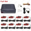 Picture of Car 8PCS Original Sensors 16.5mm Reverse Backup Radar 4-Front 4-Rear Beep Alarm Parking Sensors Kit