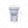 Picture of White Car T10 194 168 Interior LED Bulb Light 3014 Chip 9SMD Reading Light Lamp Bulb Styling Lamp DC12V