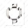 Picture of 2pcs Auto LED Headlight H7 Sokets Adaptor Holder For Mercedes Benz B-Class / C-Class / ML Class Ford Edge Lamp Base