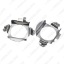 Picture of 2pcs Auto LED Headlight H7 Sokets Adaptor Holder For Mercedes Benz B-Class / C-Class / ML Class Ford Edge Lamp Base
