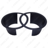 Picture of 2pcs 6" Car Auido Horn Speaker Waterproof Cover Plastic Spacer with Protective Cushion Horn Retaining Door Pad