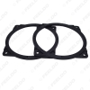 Picture of Black 2pcs 6.5" Car Speaker Spacer Adapter Pad Mounts for Hyundai Sonata YF 2012 Audio Horn Refit Rings Mat Solid