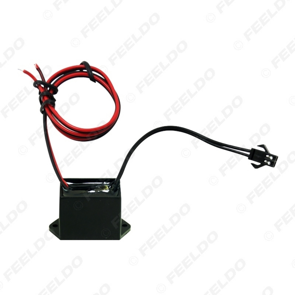 Picture of 12V DC Car Decoration EL Fibre Neon Glow Lighting Rope Strip Power Driver Inverter