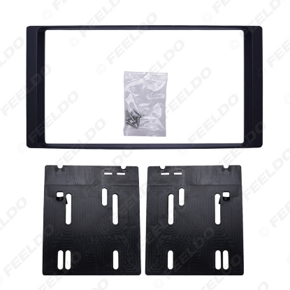 Picture of Car Double Din Radio Fascia DVD Decorative Frame for Subaru Forester Impreza 2008+2DIN Dash Mount Panel Frame Trim Kit