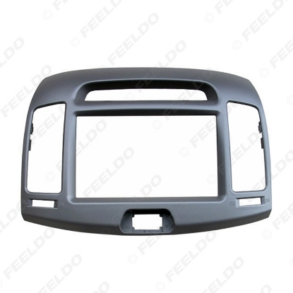 Picture of Car 2Din DVD Radio Fascia Frame for Hyundai Elantra 2006-2011(Korean Type,LHD) Stereo Face Panel Trim Kit