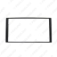Picture of Double Din 173*98mm Car DVD Radio Fascia Frame for KIA Fiesta 2006 Dash Mount Frame Panel Front Bezel