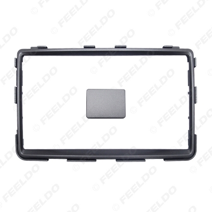 Picture of 2 DIN Car CD/DVD Radio Trim Panel Stereo Frame Panel for Ssangyong Rexton 2013 Adapter Fascia In Dash Mount Kits