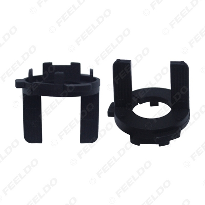 Picture of 1Pair Car H7 HID Xenon Bulb Adapter Holder Base For VW New Lavida Octavia Polo Touran Tiguan Headlight Socket