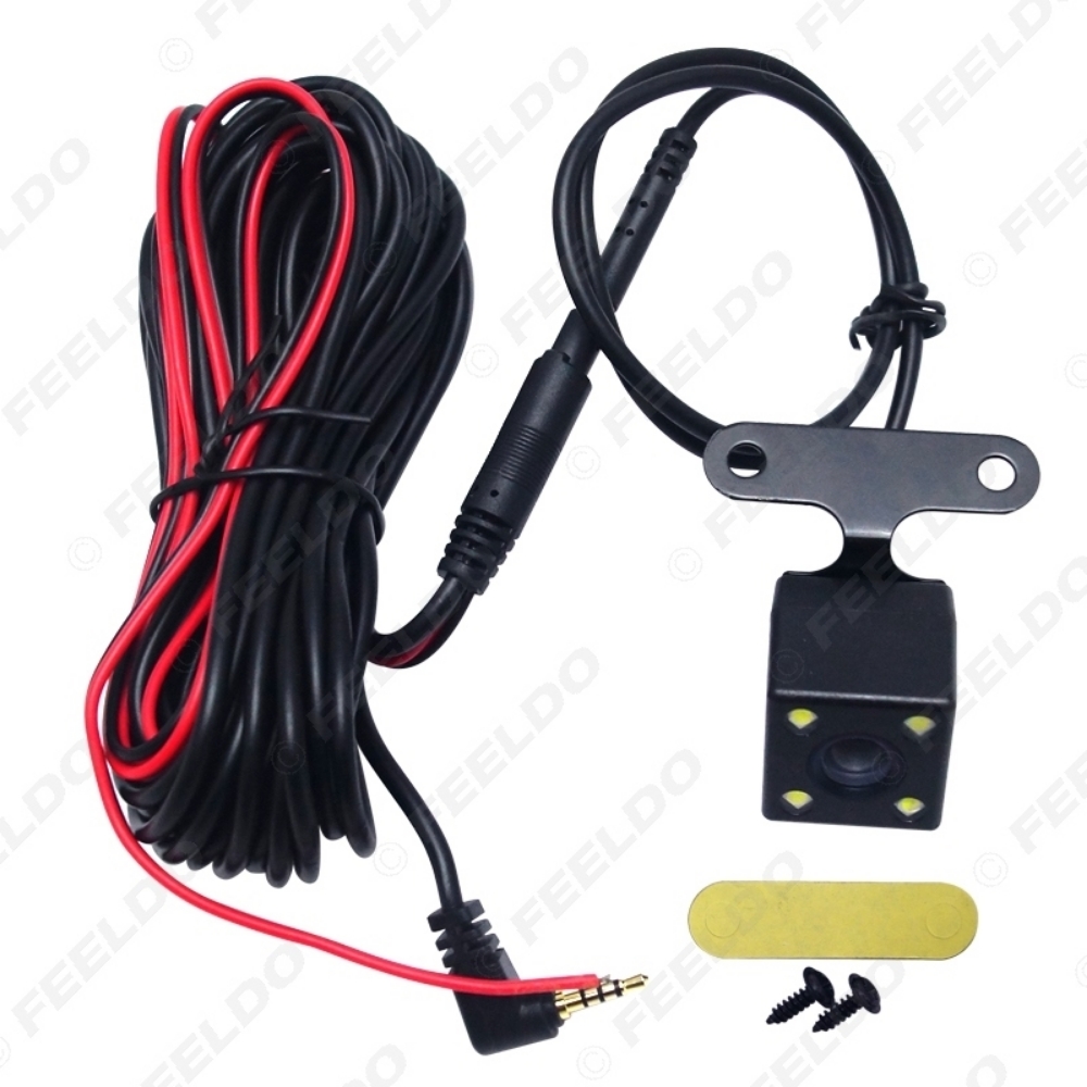 Picture of Car 2.5mm(4Pin) Jack Port Video Port Rear View Camera With LED Night Vision For DVR Video Recorder