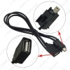 Picture of Car Audio Radio USB to Mini USB Port Switch Cable Adapter for Nissan X-Trail Tenna Bluebird Sylphy