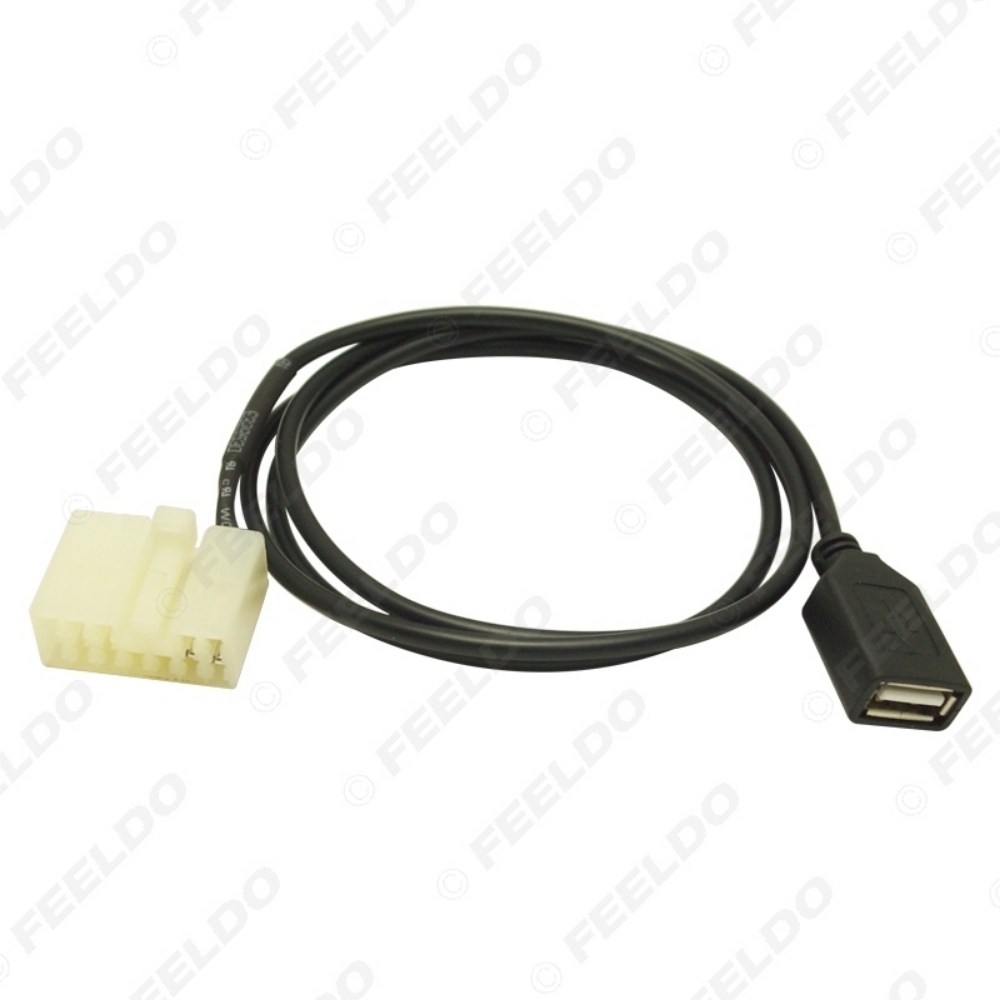 Picture of Car Audio Female USB Cable Adapter Connector For BYD F3/F3R/F6/G3/G3R/G6/L3 CD Player USB Wire