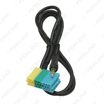 Picture of Car Audio Radio 3.5mm AUX-IN Adapter Cable For Volkswagen Bora Golf 6 Video Convert Cable Plug