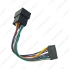 Picture of Car Stereo Radio Wire Harness Adapter For Sony 16-Pin Connector Into Radio To ISO 10487 Connector Into Car