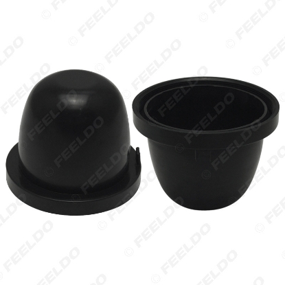 Picture of 2PCS Car LED HID Headlight Waterproof DustProof Cover Rubber 70mm-83mm Anti-Dust Sealing Headlamp Cap