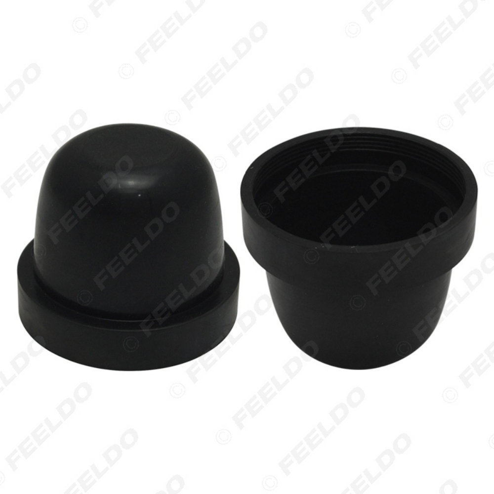 Picture of 2X Car LED Headlight Waterproof DustProof Cover Rubber Anti-Dust Sealing Headlamp Cover Cap 55mm-60mm