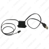 Picture of DC12V Car LED Decoration EL Fibre Neon Glow Lighting Rope Strip Power Driver Inverter With USB Port