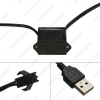 Picture of DC12V Car LED Decoration EL Fibre Neon Glow Lighting Rope Strip Power Driver Inverter With USB Port