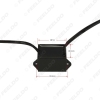 Picture of DC12V Car LED Decoration EL Fibre Neon Glow Lighting Rope Strip Power Driver Inverter With USB Port