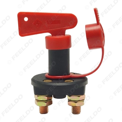 Picture of DC12V-24V Car Truck Boat Battery Power Kill Switch Vehicle Cut Off Disconnect Isolator with Removable Key