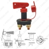 Picture of DC12V-24V Car Truck Boat Battery Power Kill Switch Vehicle Cut Off Disconnect Isolator with Removable Key